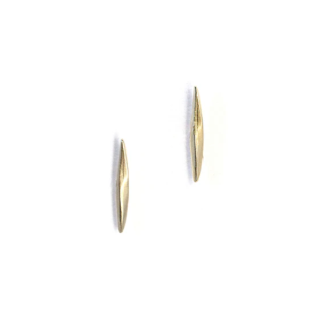 10K Gold Twist Spike Stud Earrings