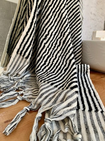 Striped Terry Bath Towel